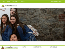 Tablet Screenshot of moodle.themathstutor.ie